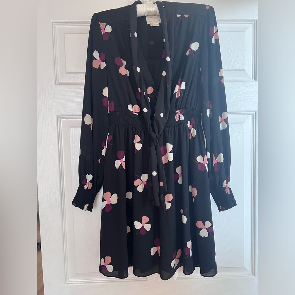 Long sleeve floral dress